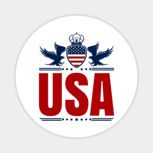 TEAM USA | AUTHENTIC RED AND BLUE Magnet